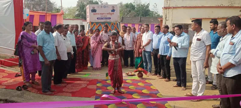 ତିଗିରିଆ ବ୍ଳକରେ ଶିକ୍ଷାରଥକୁ ପତକା ଦେଖାଇଶୁଭାରମ୍ଭ ,ପ୍ରବେଶ ଉତ୍ସବ ଓ ଖଡିଛୁଆଁ ମହାସମାହାରରେ ପାଳିତ
