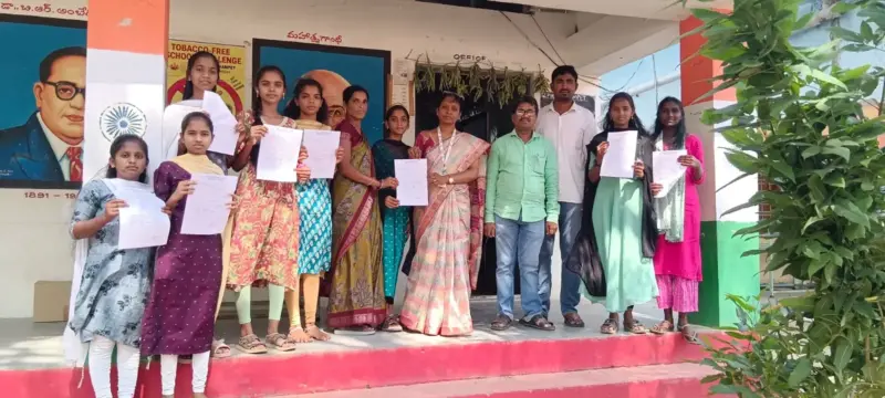 శివంపేట పాఠశాల విద్యార్థుల ప్రభంజనం - SSC ఫలితాల్లో 100% ఉత్తీర్ణత