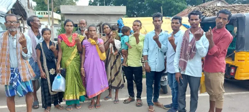 Andhra Pradesh records approximately 68 percent voter turnout in Lok Sabha, Assembly polls