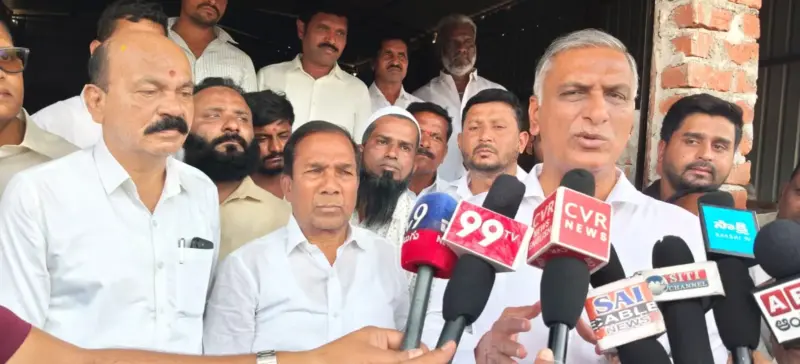 రైతులకు మేలు చేయని కాంగ్రెస్ ప్రభుత్వంపై మండిపడ్డ హరీష్ రావు