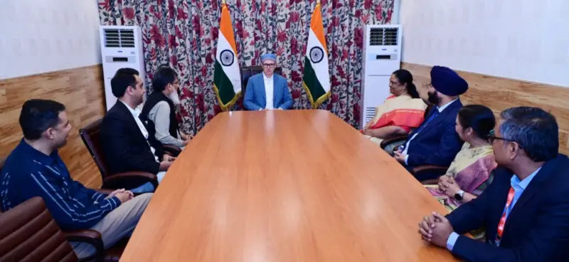 Bank of Baroda delegation calls on CM Omar Abdullah, discusses expansion plans in J&K