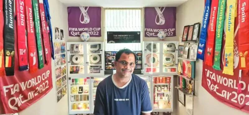 Fascinating story of Kerala expatriate who turned his home into World Cup museum