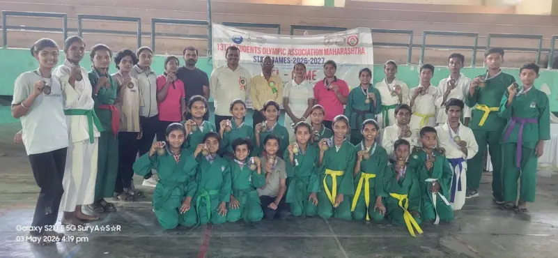रुद्रशक्ती गुरुकुलचे राज्यस्तरीय स्पर्धेत यश