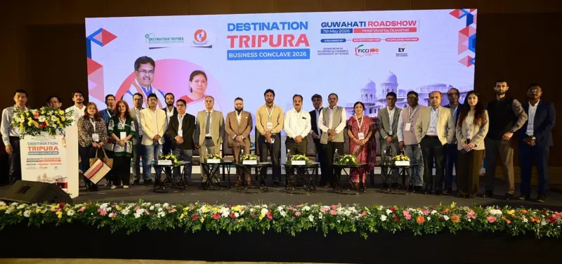 Tripura Showcases Investment Push at Guwahati Roadshow Ahead of Business Conclave 2026