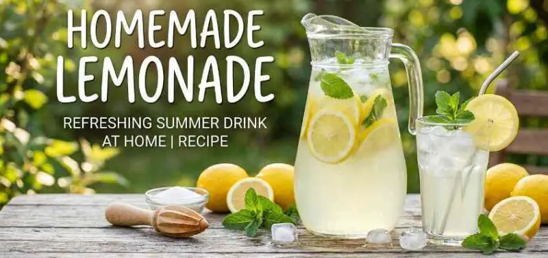 Lemonade Recipe for Refreshing Summer Drink at Home
