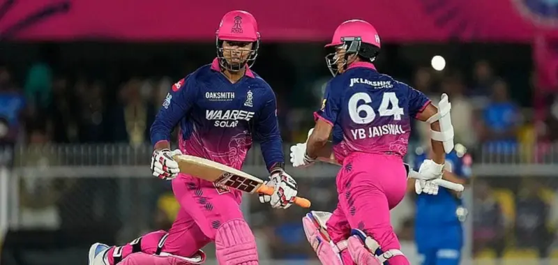 ബും!! മുംബൈ ബൗളര്‍മാരെ പഞ്ഞിക്കിട്ട ആര്‍ആര്‍ ബാറ്റിംഗ് കൂട്ടുകെട്ട്