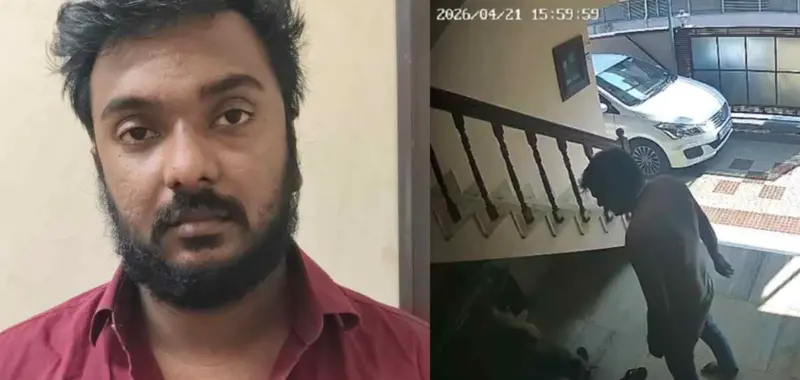 വല്യച്ഛനെ വാഹനമിടിച്ച്‌ കൊലപ്പെടുത്താന്‍ ശ്രമിച്ച കേസ്; പ്രതി അമ്മയെ മര്‍ദ്ദിക്കുന്ന ദൃശ്യങ്ങള്‍ പുറത്ത്