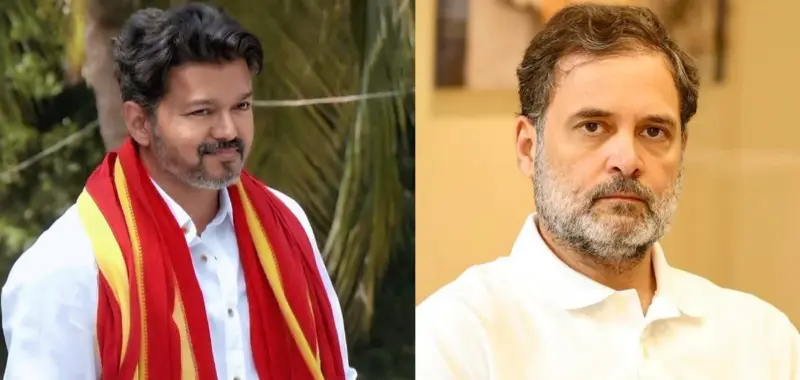 വിജയ്യെ ഫോണില് വിളിച്ച് രാഹുല് ഗാന്ധി; തമിഴ്നാട്ടില് ടിവികെ-കോണ്ഗ്രസ് സഖ്യമോ?