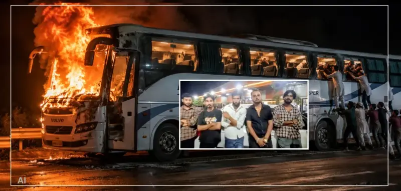 مدھیہ پردیش: مسلم نوجوانوں نے جلتی بس سے تیرہ مسافروں کو بچا لیا