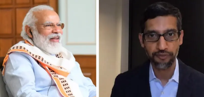 இந்தியாவின் டிஜிட்டல் பொருளாதாரம் குறித்து சுந்தர்பிச்சையுடன் பிரதமர் மோடி கலந்துரையாடல்.!!!