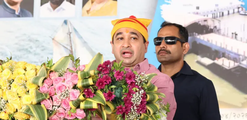 ग्रोयान्स बंधारा, जेट्टी बांधणे व नौकानयन मार्गातील गाळ काढणे हा महत्वाकांक्षी प्रकल्प - मंत्री नितेश राणे