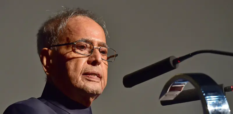 Pranab Mukherjee slowly responding to medical intervention: Son
