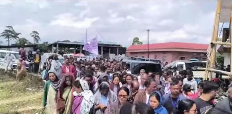 East Jaintia Hills protest: Thousands demand revival of coal mining in Meghalaya