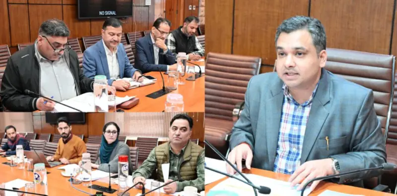 Secretary IT reviews progress on major telecom, digital connectivity projects across J&K