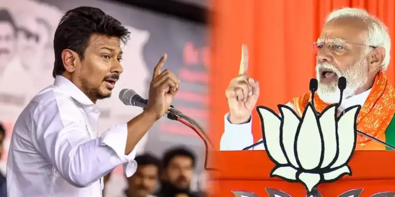 "பதில் சொல்லுங்க மோடி" : உதயநிதி சரமாரி கேள்வி!
