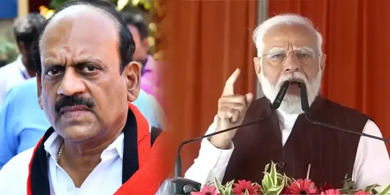 பிரதமர் மோடிக்கு கொலை மிரட்டல்.? புதிய சிக்கலில் அமைச்சர் தா.மோ.அன்பரசன்.!