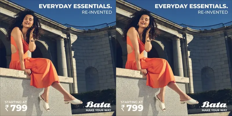 Bata India Launches New "Everyday Essentials" Featuring Taapsee Pannu