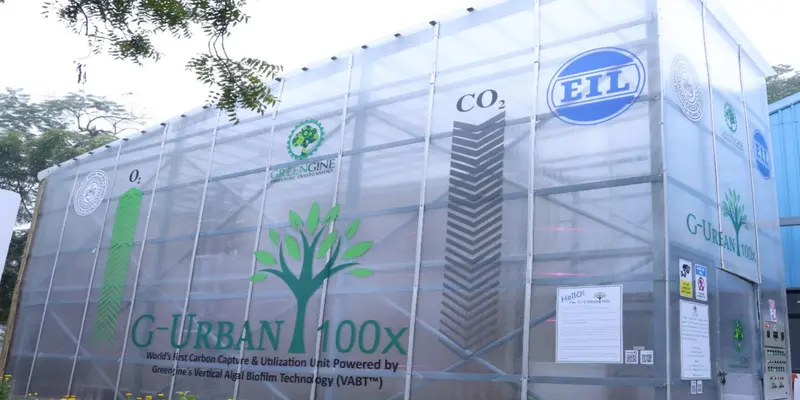 Greengine Deploys World's First Vertical Algal Biofilm Carbon Capture & Utilization Unit