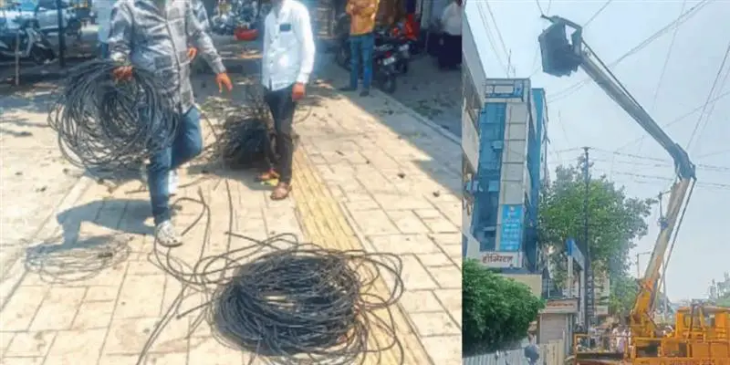 Pune News: पुण्यातील अनधिकृत इंटरनेट केबल रडारवर; महापालिकेकडून कारवाई ; 'वर्क फ्रॉम होम'ला फटका
