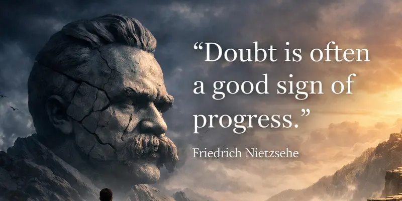 Doubt Is Often a Good Sign of Progress: Friedrich Nietzsche's Insight