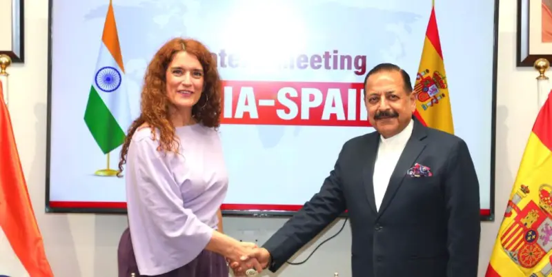 Spain's Secretary General led delegation meets Dr Jitendra, discusses Astrophysics collaboration