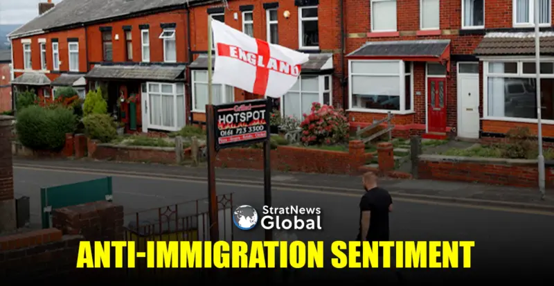 England Flags Stir Pride And Concerns Amid Anti-Migrant Protests