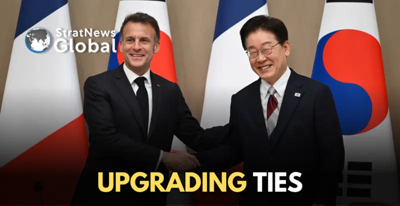 South Korea, France To Upgrade Ties As Macron Visits Seoul