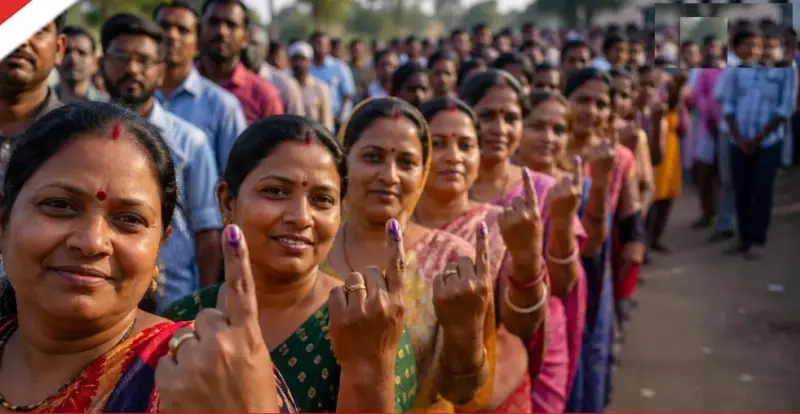 प. बंगालमध्ये विक्रमी 92 टक्क्यांवर मतदान