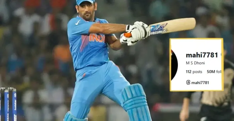 MS Dhoni gets to 50 Million Instagram Followers night after T20 World Cup final post