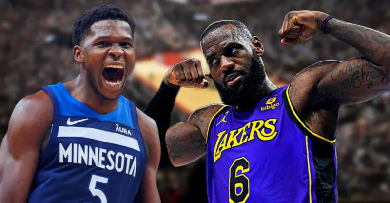 Anthony Edwards sends clear message to LeBron James after physical battle: "You ain't just gonna push us"