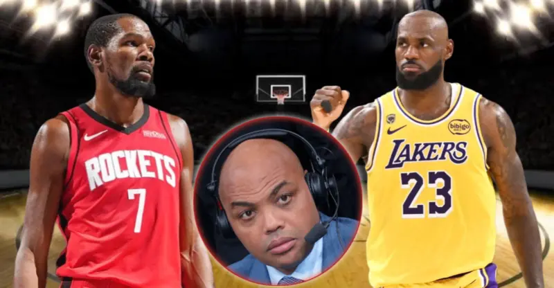 Charles Barkley Predicts LeBron James' Lakers Sweeping Kevin Durant's Rockets