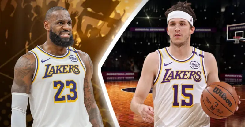 "Decline is Real" - Fans React to LeBron James Struggling to Finish Austin Reaves' Lob