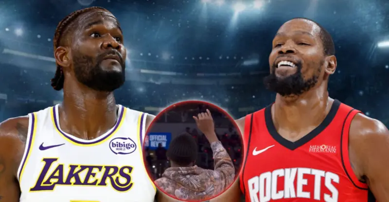Kevin Durant Waves Goodbye to Deandre Ayton After Getting Ejected in Game 4