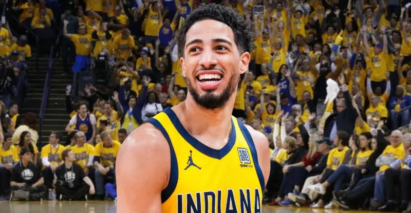 Tyrese Haliburton's Insane Ringside POV of Ishowspeed Jumping Through the Table on Logan Paul During WrestleMania