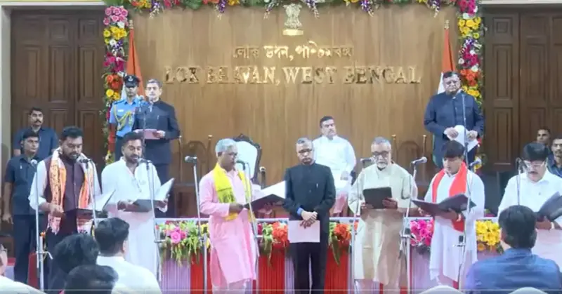 West Bengal | ಸಚಿವ ಸಂಪುಟ ವಿಸ್ತರಣೆ; 35 ಬಿಜೆಪಿ ಶಾಸಕರು ಸಚಿವರಾಗಿ ಪ್ರಮಾಣ