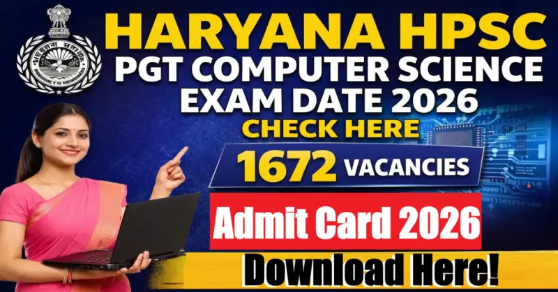 HPSC PGT Computer Science Recruitment 2026