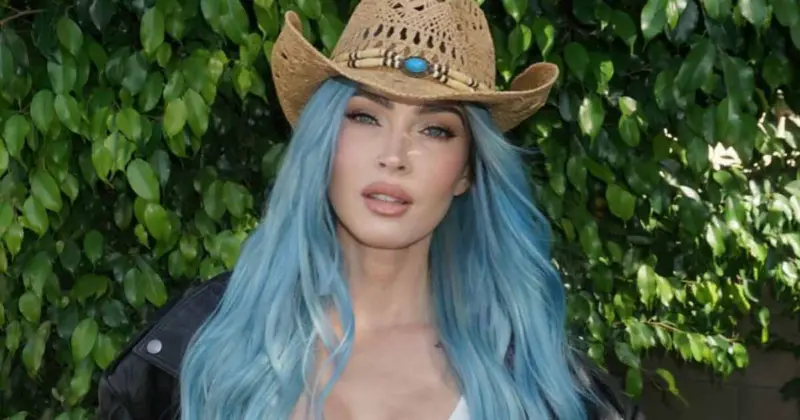 Megan Fox Gets Brutally Trolled For Sharing Her Inspiration Behind Blue Hair At Coachella, Netizens Call It "Midlife Crisis"