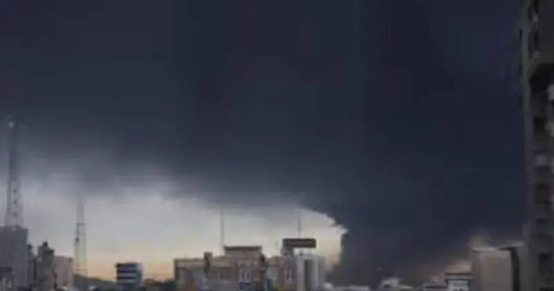 WHO Issues Health Alert After Oil-Contaminated Black Rain Reported Across Iran