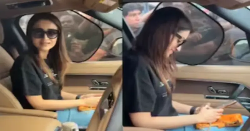 Trisha Blushes as Fans Tease Her About Vijay