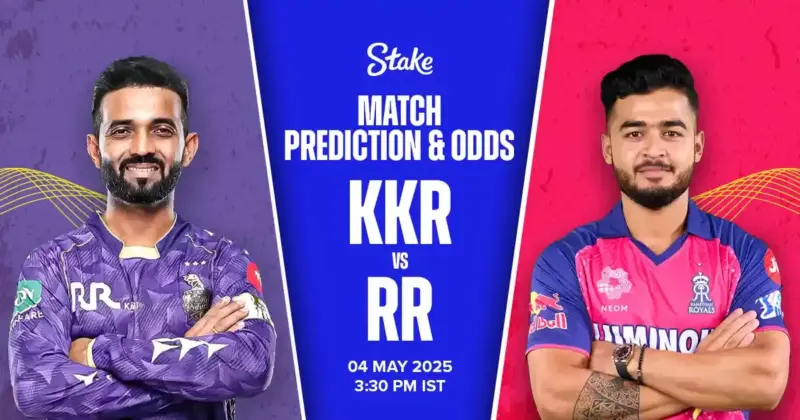 KKR vs RR Match Prediction: Who will win today's match between Kolkata Knight Riders and Rajasthan Royals?