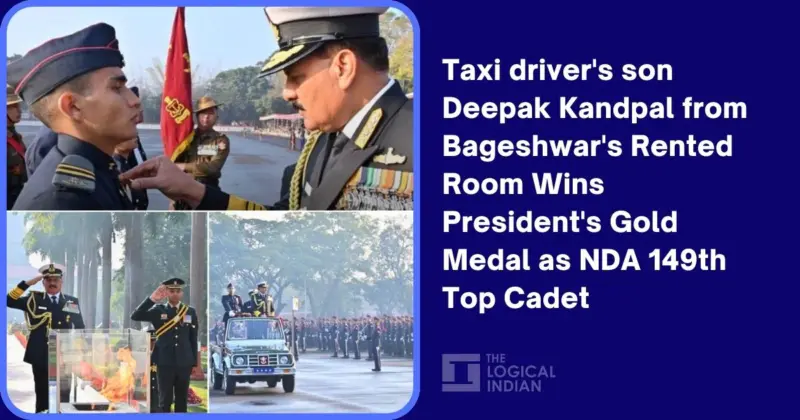 Taxi driver's son Deepak Kandpal from Bageshwar's Rented Room Wins President's Gold Medal as NDA 149th Top Cadet - The Logical Indian