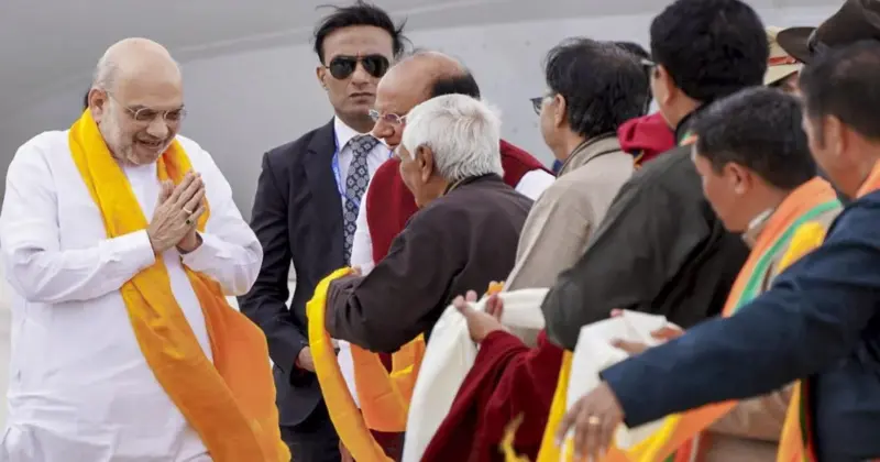 लद्दाख मुद्दों पर चुप्पी को लेकर कांग्रेस का अमित शाह पर हमला