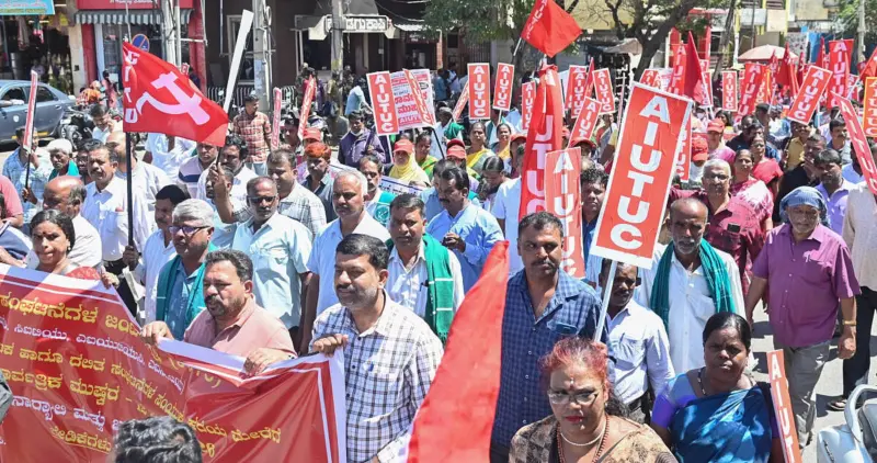 Protests, rallies mark 'Bharat Bandh' in Mysuru region