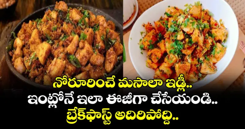 నోరూరించే మసాలా ఇడ్లీ.. ఇంట్లోనే ఇలా ఈజీగా చేసేయండి.. బ్రేక్‌ఫాస్ట్ అదిరిపోద్ది..