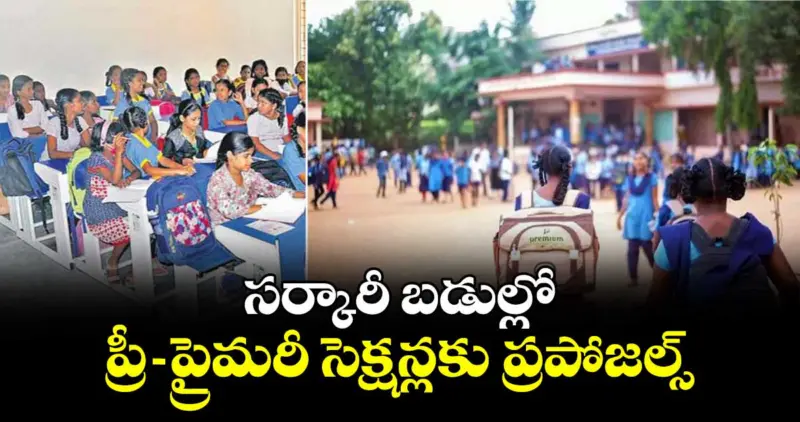 సర్కారీ బడుల్లో ప్రీ-ప్రైమరీ  సెక్షన్లకు ప్రపోజల్స్ :  స్కూల్ ఎడ్యుకేషన్ డైరెక్టర్ నవీన్ నికోలస్
