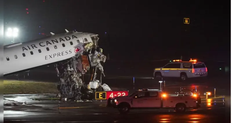 Both pilots dead after plane and fire truck collision at New York airport