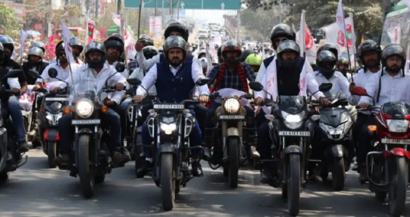 Assam: AASU organizes state-wide motorcycle rally against CAA