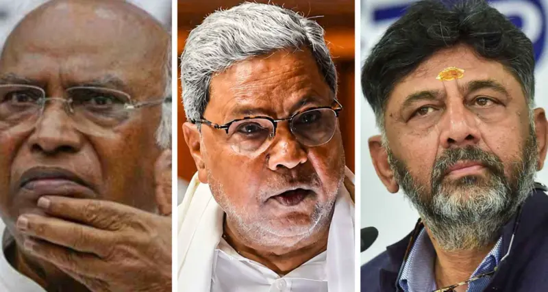 K'taka CM buzz: Kharge meets Siddaramaiah, Shivakumar
