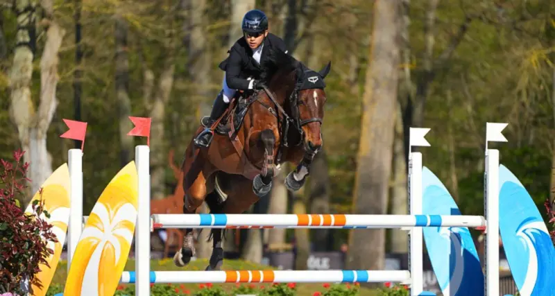 Nagaland's equestrian Rio wins Haras de Liverdy Grand Prix