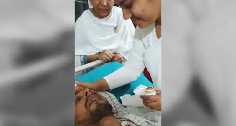 Video captures Harish Rana's last moments with kin